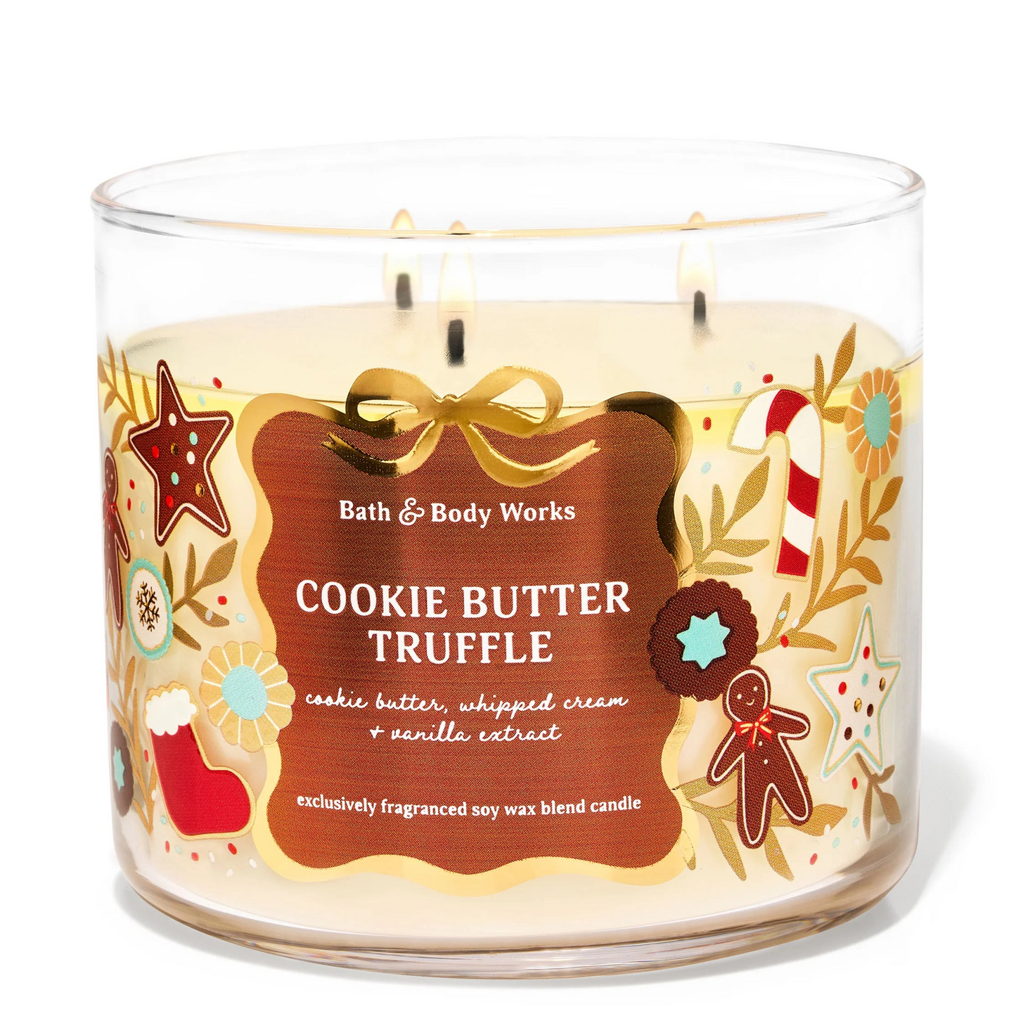 Cookie Butter Truffle 3 Wick Candle | Vela aromática de 3 mechas - 411 gr