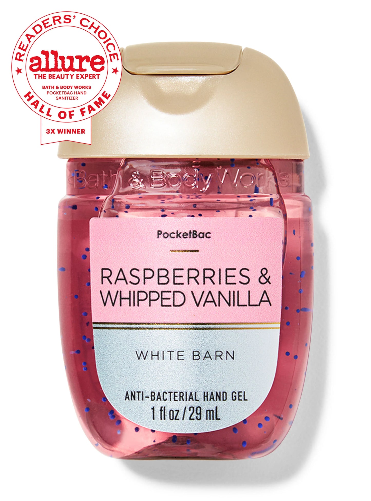 Raspberries and Whipped Vanilla PocketBac Hand Sanitizer | Gel Antibacterial