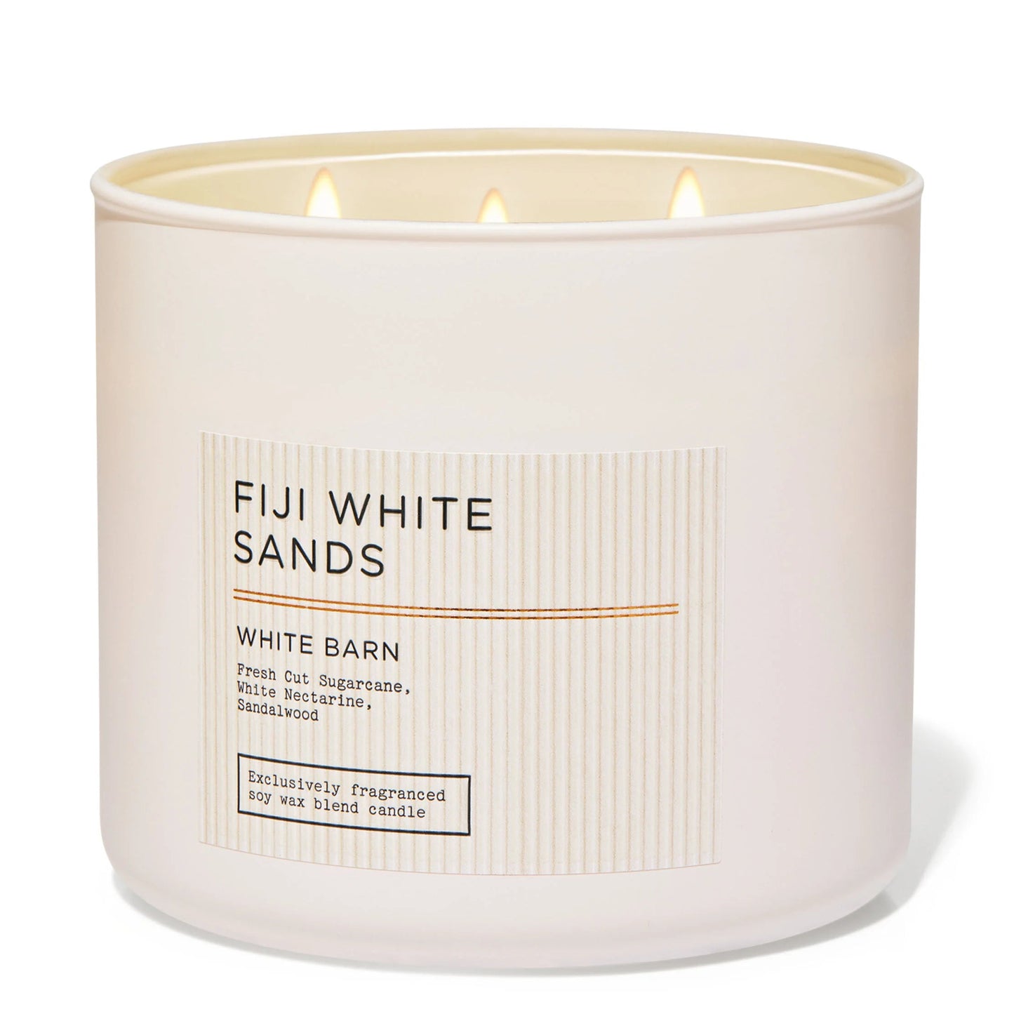 Fiji White Sands 3 Wick Candle | Vela aromática de 3 mechas - 411 gr