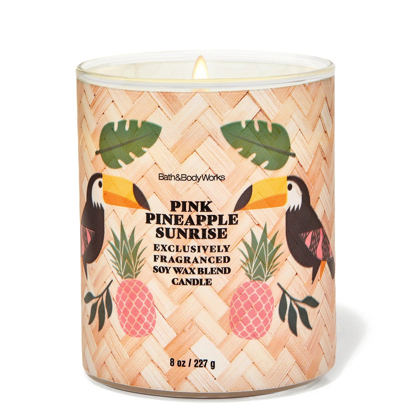 Pink Pineapple Sunrise 1 wick Candle | Vela aromática de 1 mecha | 227 gr