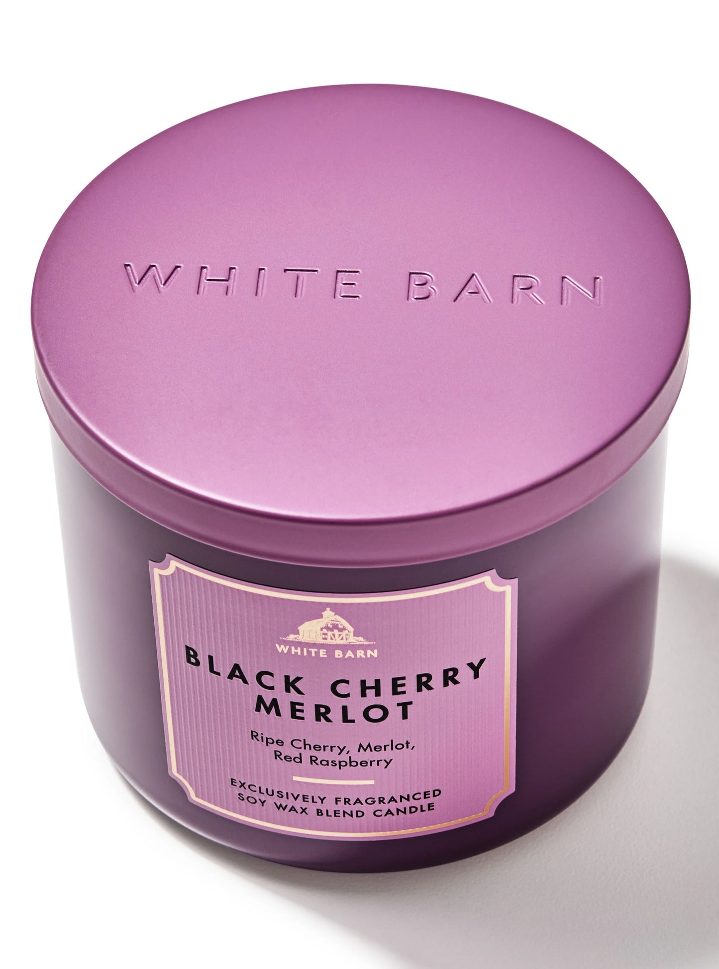 Black Cherry Merlot 3 Wick Candle | Vela aromática de 3 mechas - 411 gr