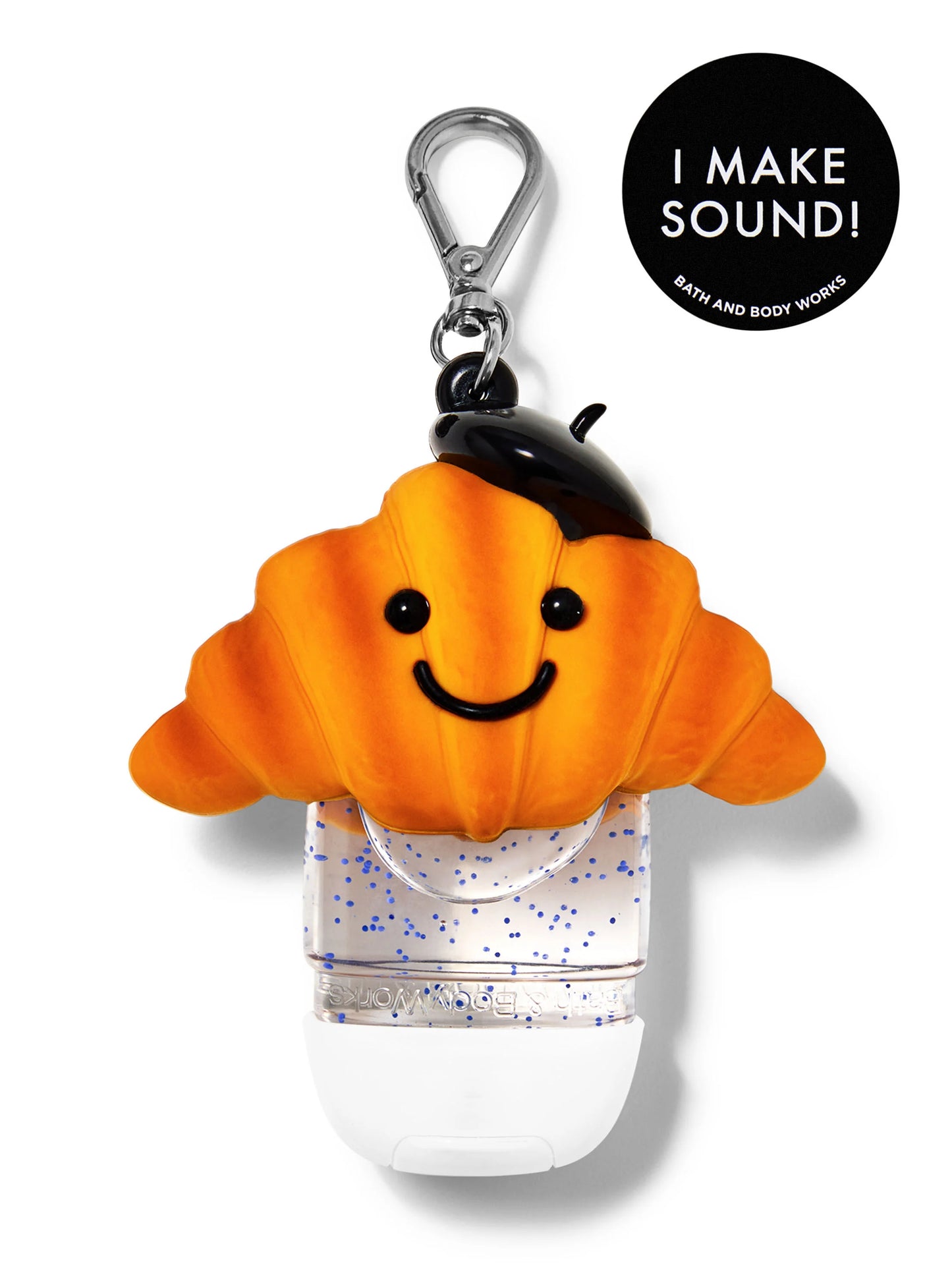 Sound-making Happy Croissant PocketBac Holder | Porta Gel