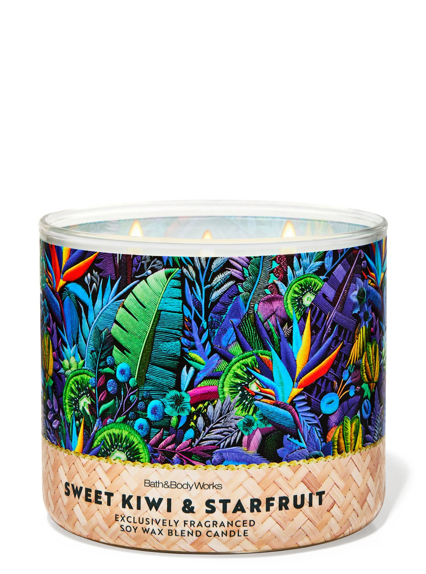 Sweet Kiwi Starfruit 3 Wick Candle | Vela aromática de 3 mechas - 411 gr