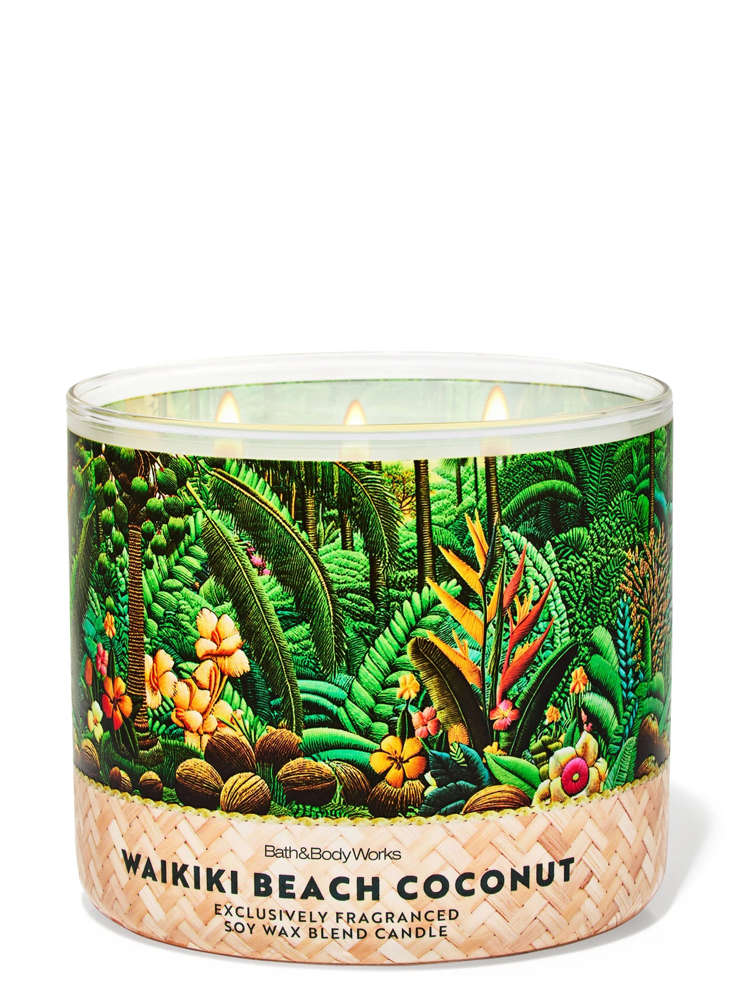 Waikiki Beach Coconut 3 Wick Candle | Vela aromática de 3 mechas - 411 gr