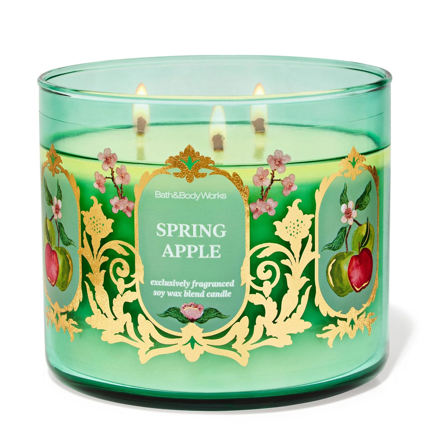 Spring Apple 3 Wick Candle | Vela aromática de 3 mechas - 411 gr