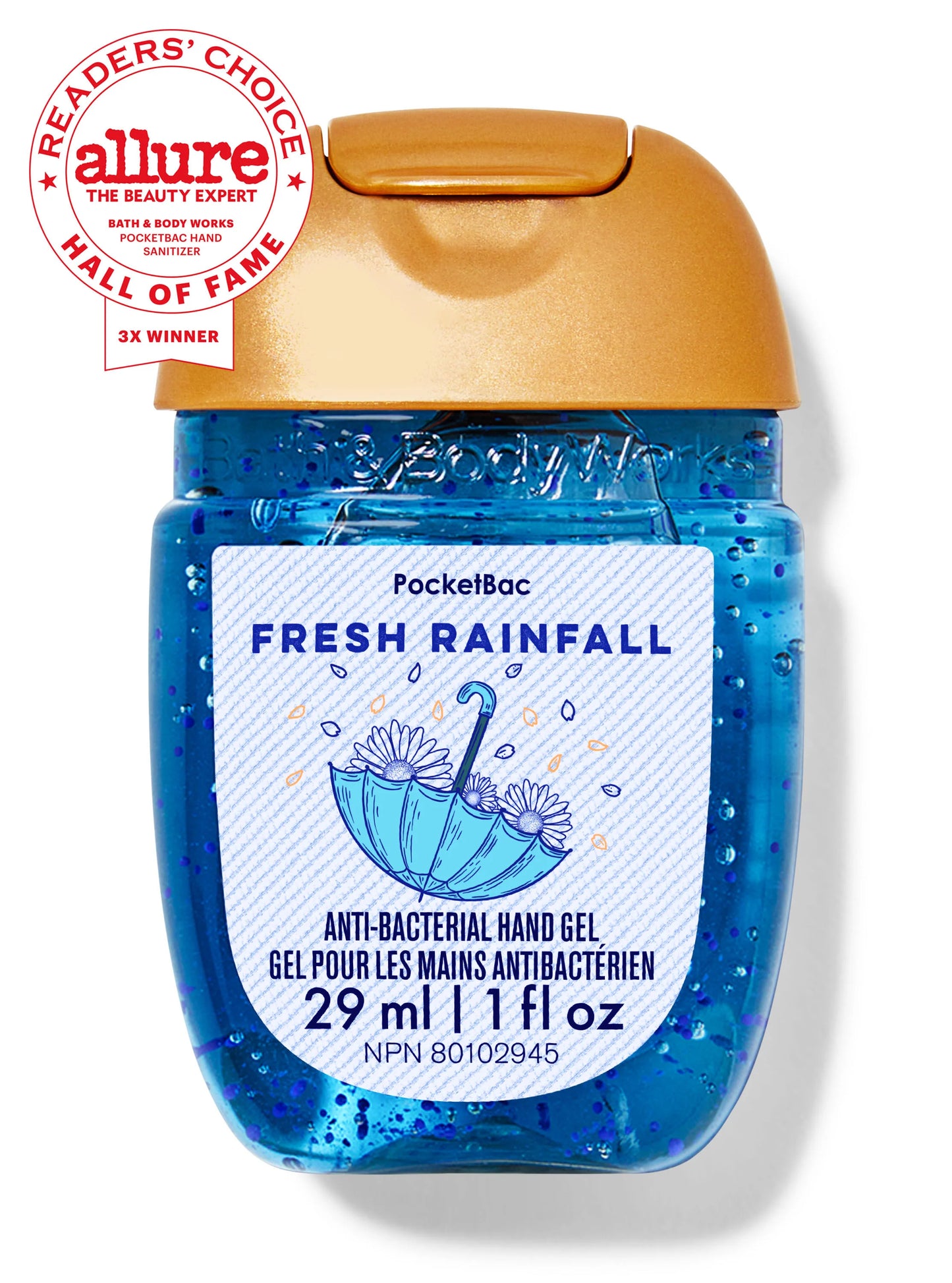 Fresh Rainfall PocketBac Gel Sanitizer | Gel Antibacterial