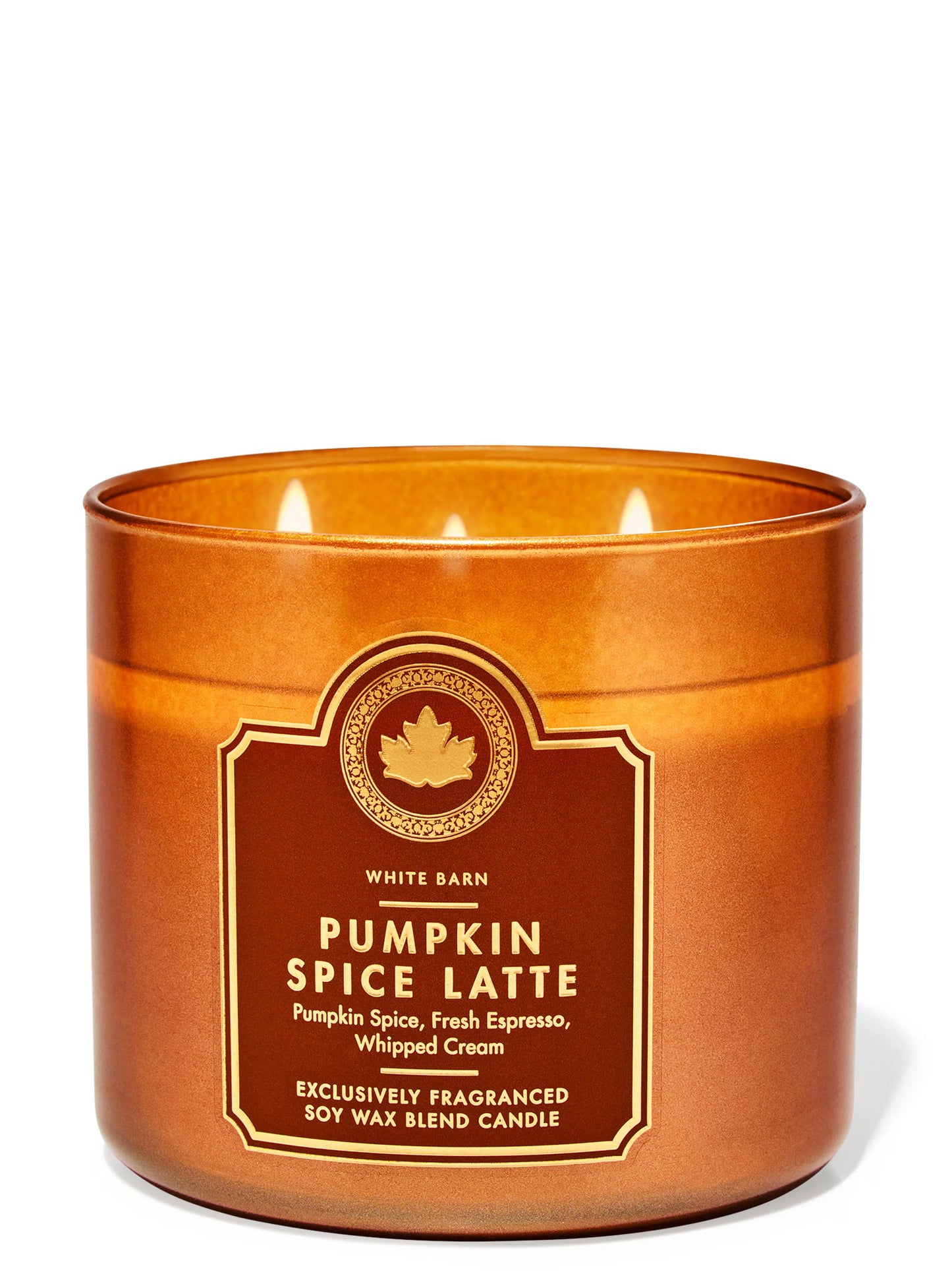 Pumpkin Spice Latte 3 wick Candle | Vela 3 mechas | 411gr