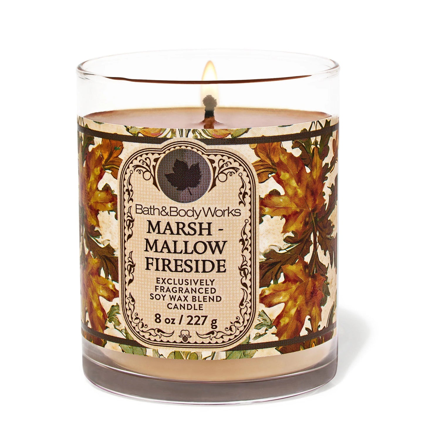 Marshmallow Fireside 1 Wick Candle | Vela aromática de 1 mecha - 227 gr