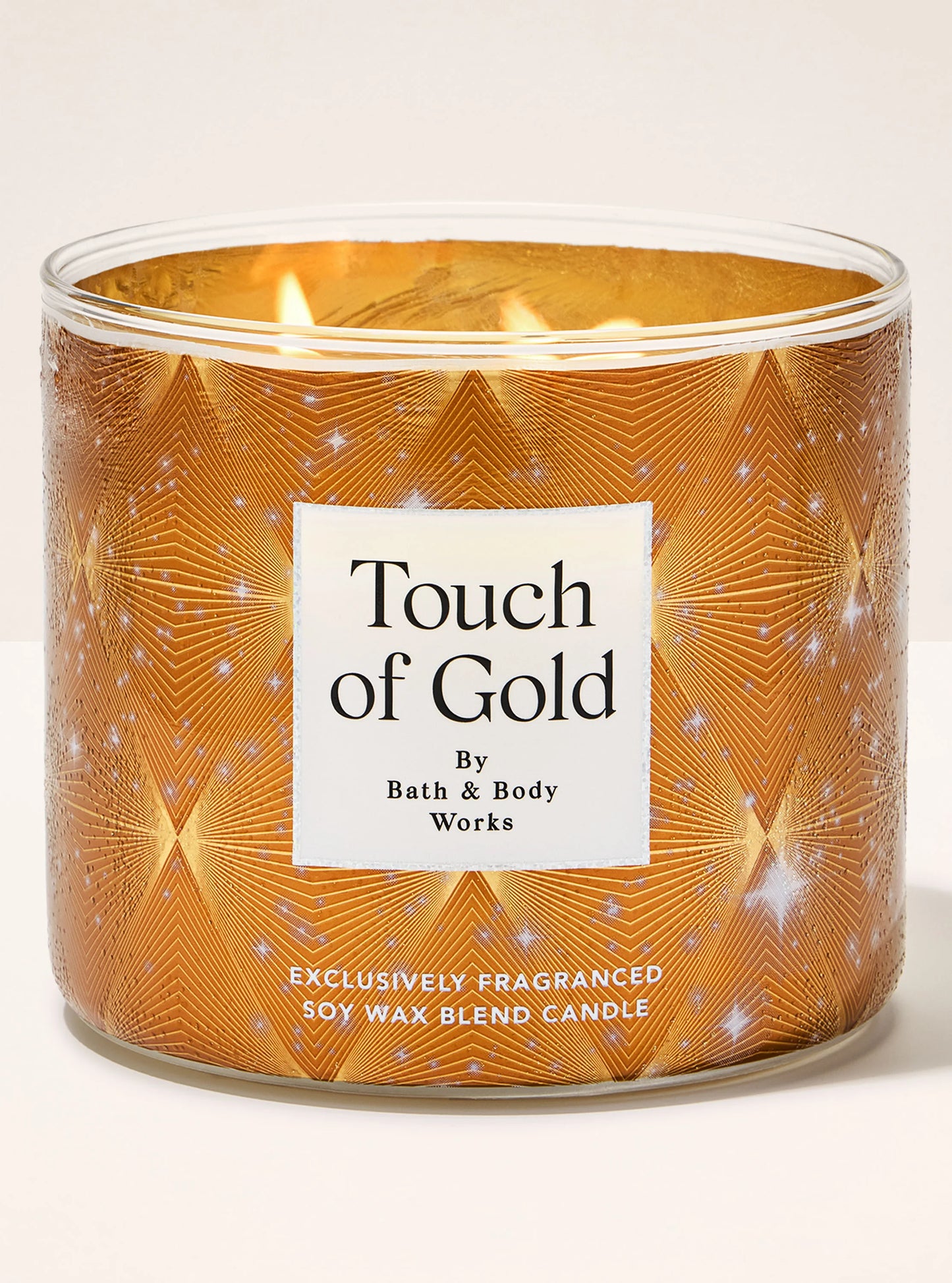 Touch of Gold 3 Wick Candle | Vela aromática de 3 mechas - 411 gr