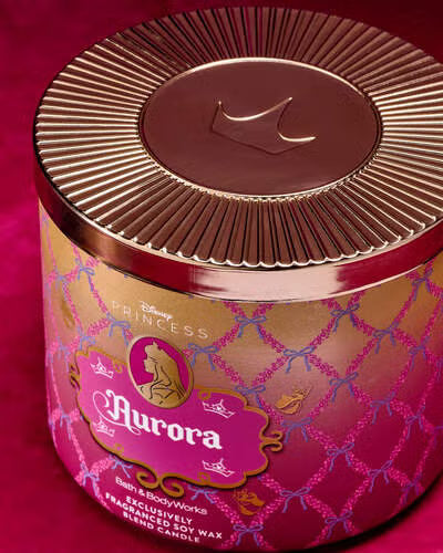 Aurora 3 wick Candle | Vela 3 mechas | 411gr | DISNEY