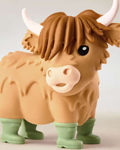 Highland Cow PocketBac Holder | Porta gel