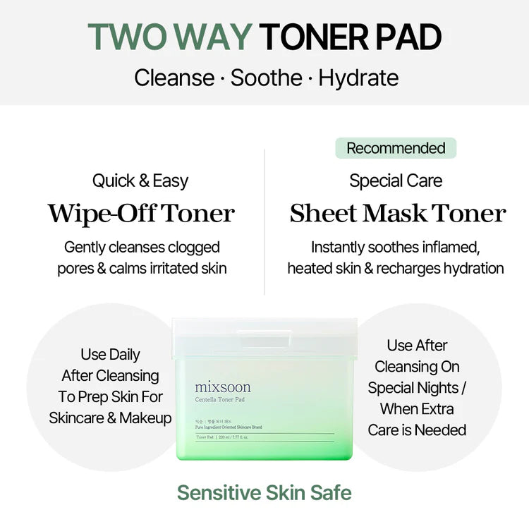 Centella Toner Pads | Tónico