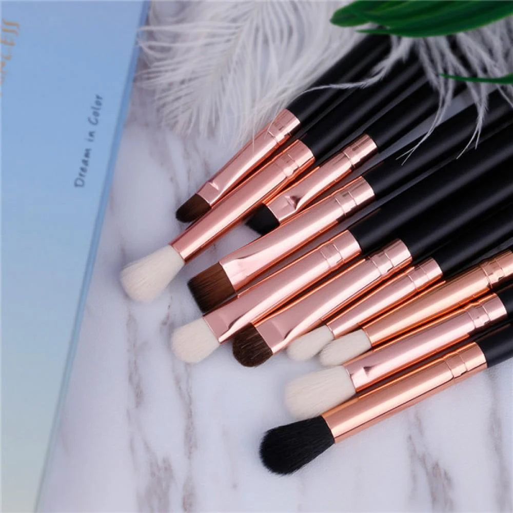 10 PC Eye Brush Set | Set de brochas para ojos 10pz