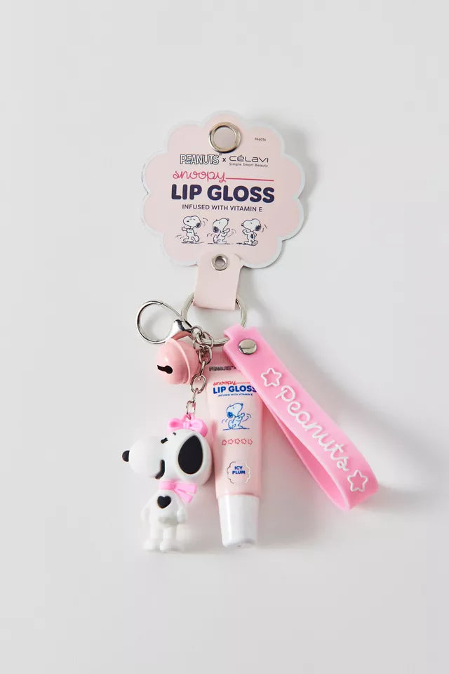 Peanuts Pink Everyday Single Piece | Gloss + Llavero de snoopy