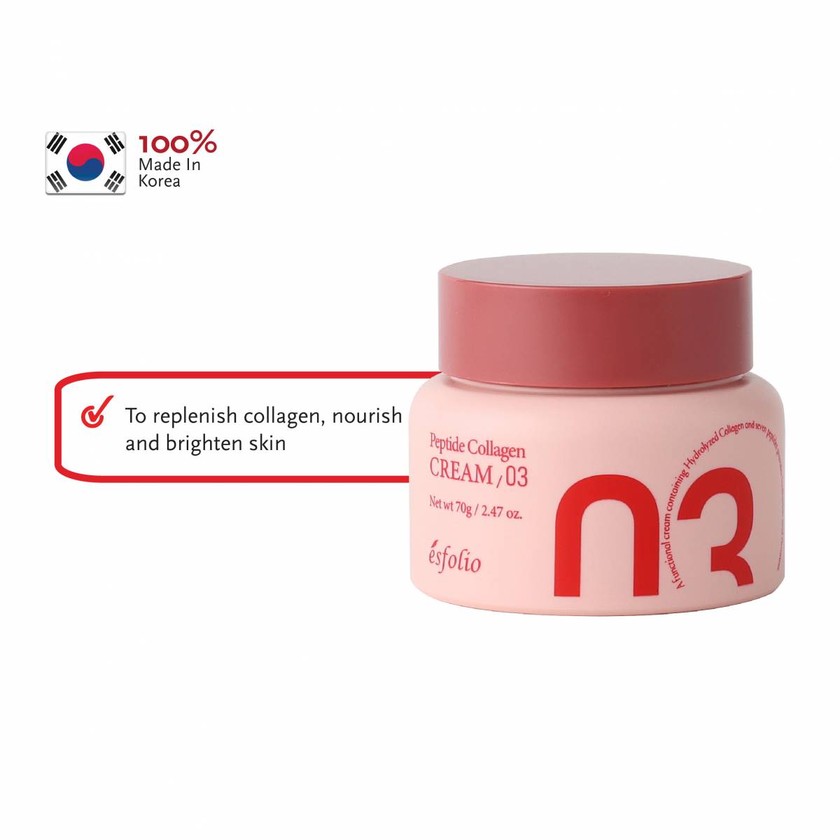 Peptide Collagen Cream 03 | Crema para rostro