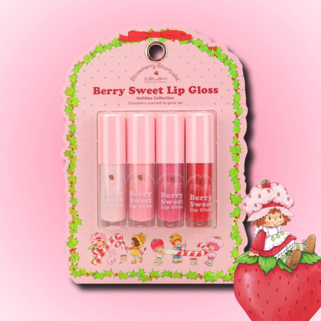 Berry Sweet Lip Gloss Set | Strawberry Shortcake | Colección Rosita Fresita