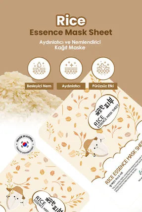 Rice Sheet Mask | Mascarilla Hidratante de Arroz