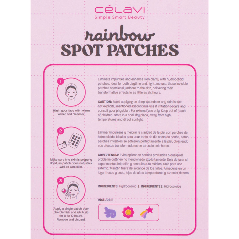 Rainbow Spot Patches | Parches Hidrocoloides | 72pz