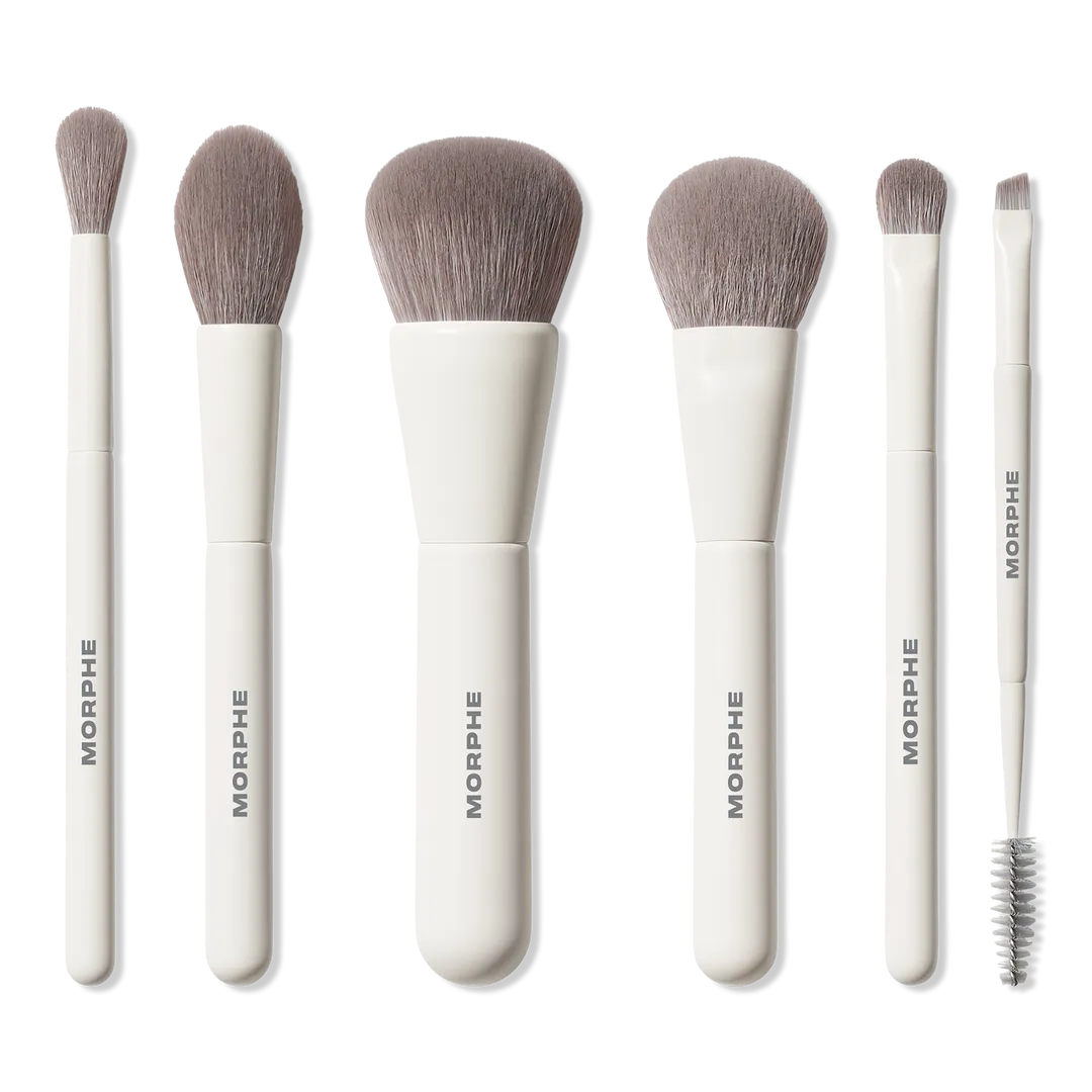 Morphe Along for the Glide 6-Piece Travel Brush Set | Set de brochas