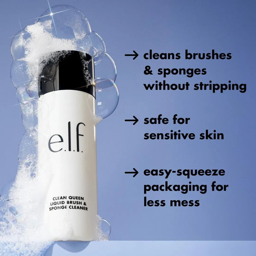 Clean Queen Liquid Brush & Sponge Cleaner | Shampoo para brochas y esponjas