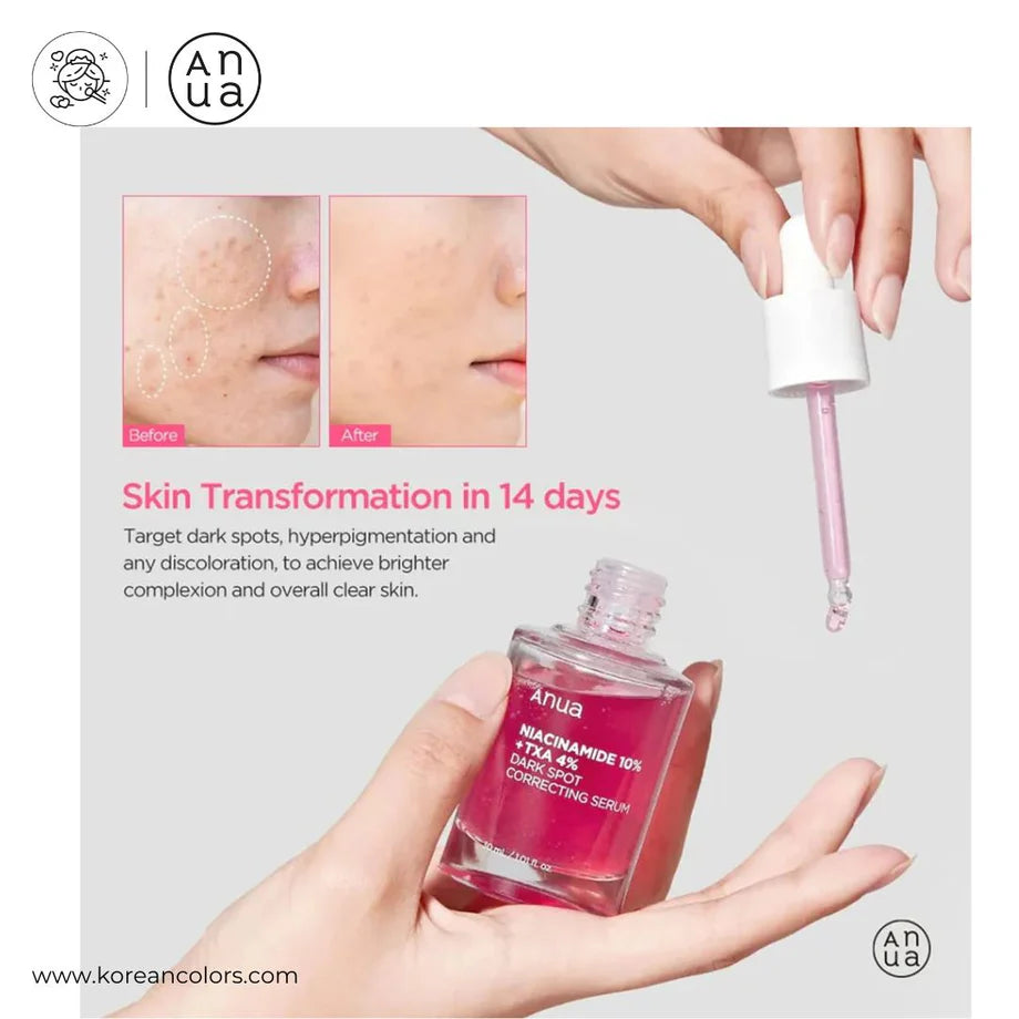 Niacinamide 10% + TXA 4% Serum | Suero facial