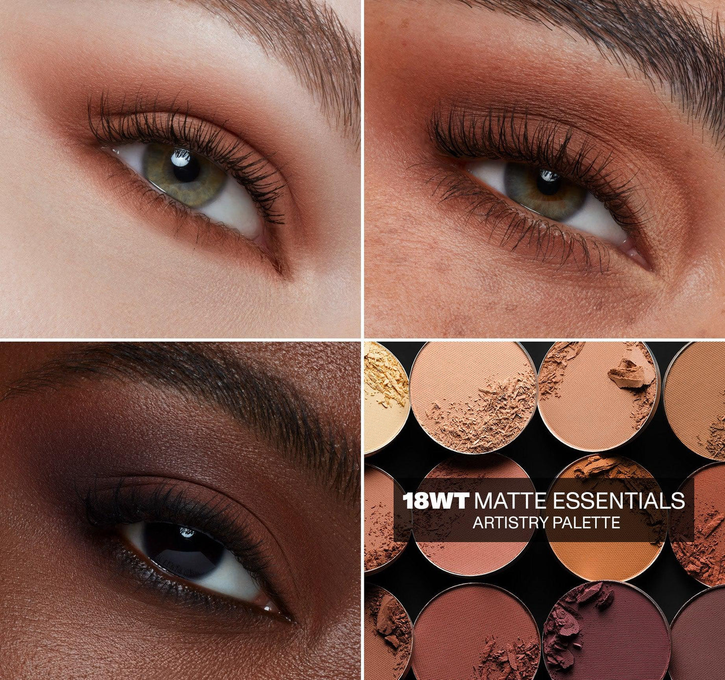 18WT Matte Essentials Artistry Palette | Paleta de sombras