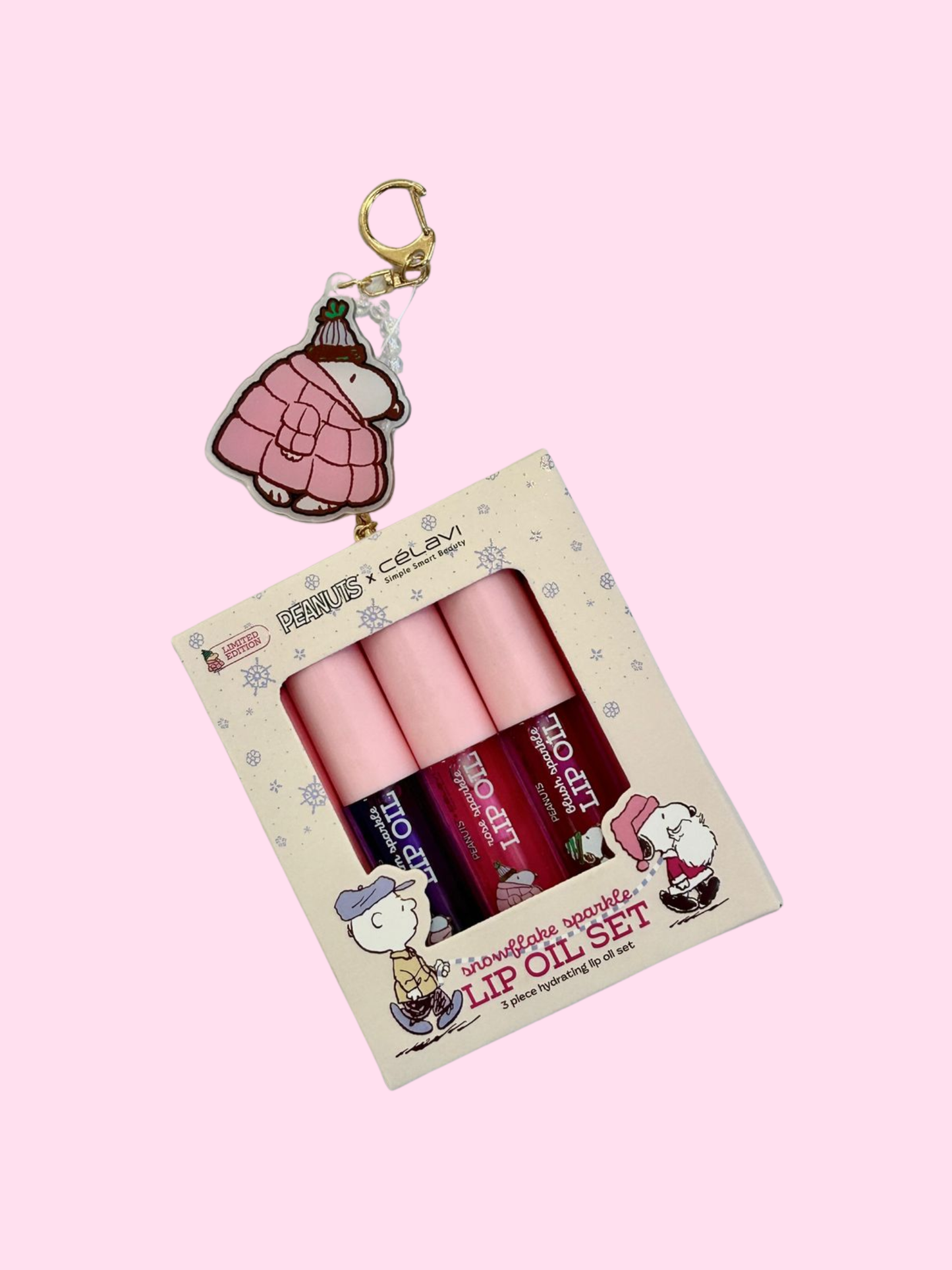 Snowflake Sparkle Lip Oil Set | Set de glosses