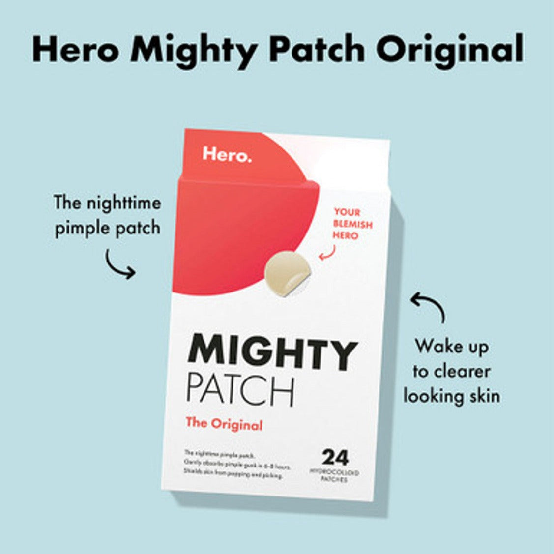 Mighty Patches The Original | Parches Hidrocoloides para brotes | Color piel