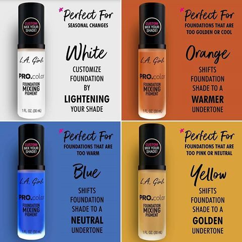 PRO Color Foundation Mixing Pigment Blue | Pigmento multiusos