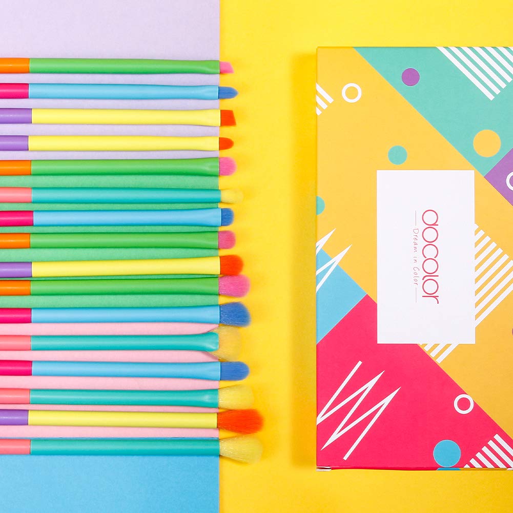 16 PC Colorful Brush Set | Set de brochas
