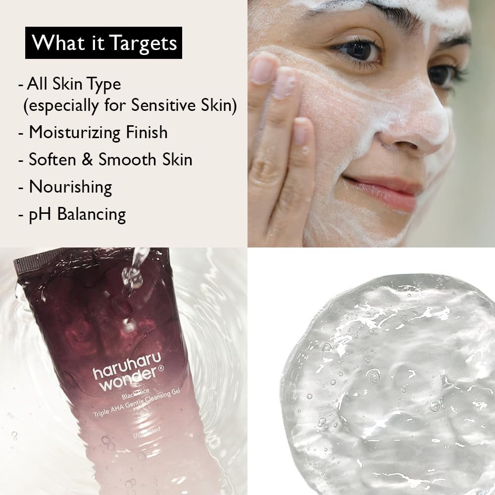 Black Rice Moisture 5.5 Soft Cleansing Gel | Limpiador Facial