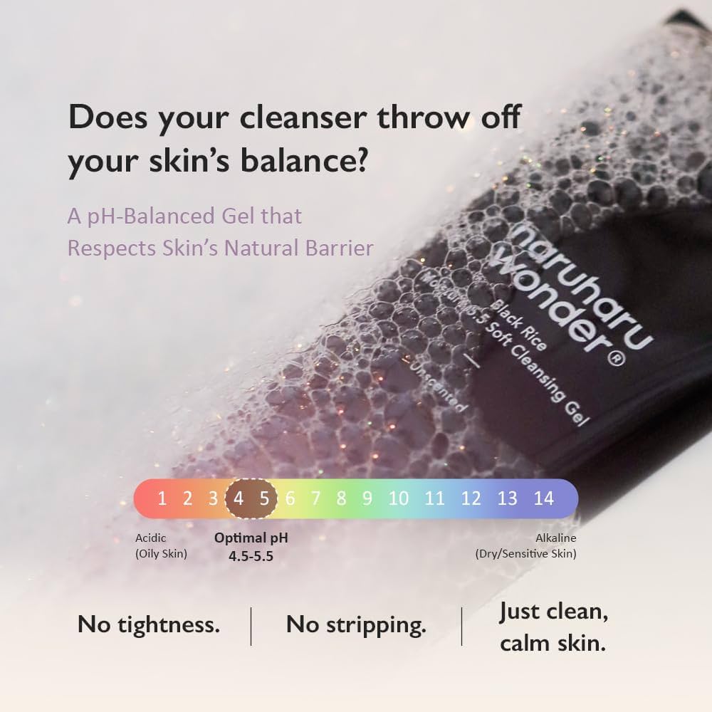 Black Rice Moisture 5.5 Soft Cleansing Gel | Limpiador Facial
