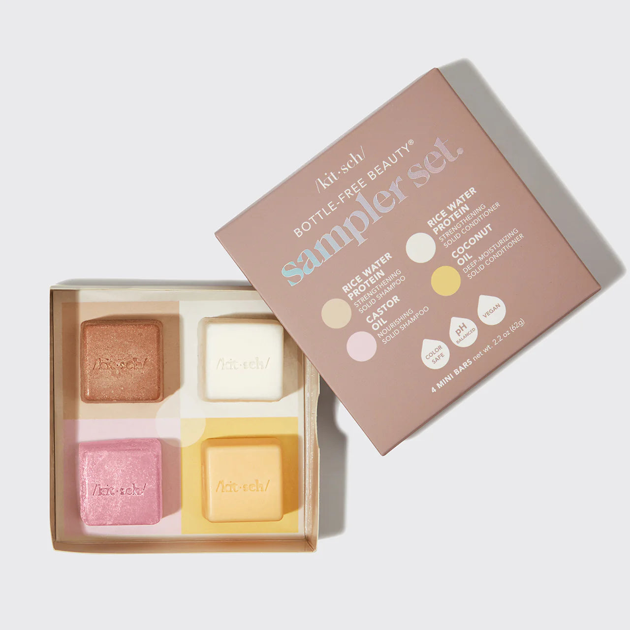 Shampoo + Conditioner 4pc Sampler Set | Set de cuidado capilar | MINIS