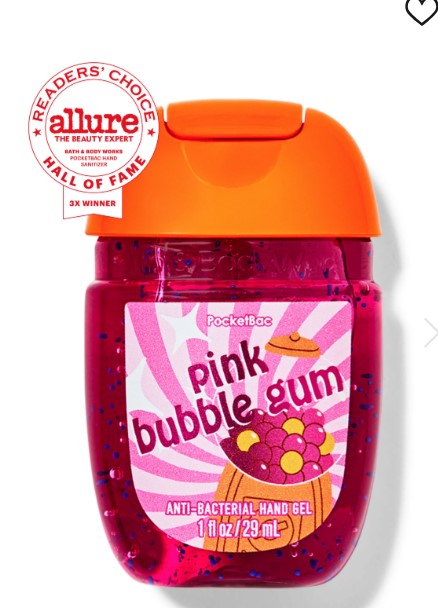 Pink Bubblegum PocketBac Gel Sanitizer | Gel Antibacterial