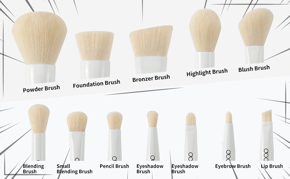 Comic 2d 12pc Brush Set | Set de brochas 12pz