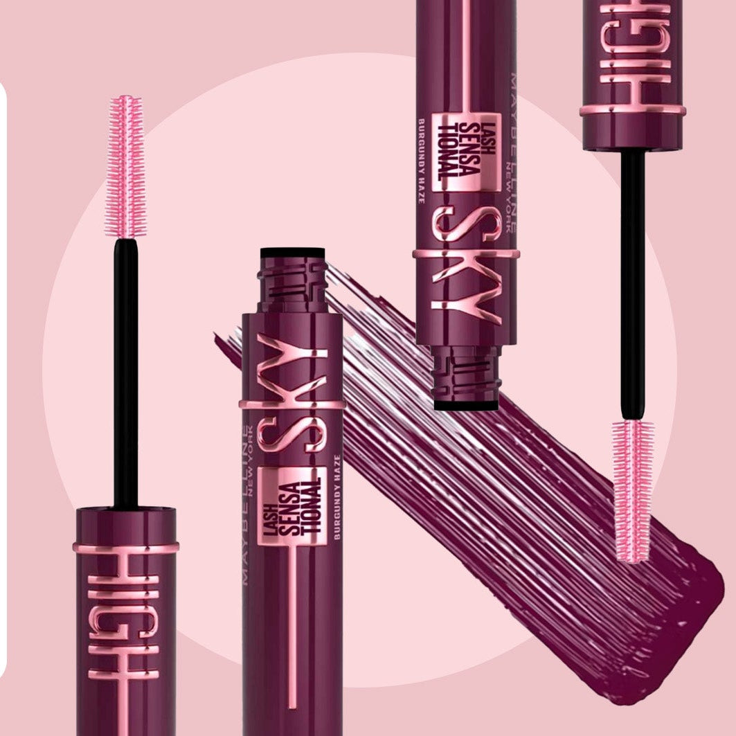Sky High Mascara | Burgundy | Rimel Azul