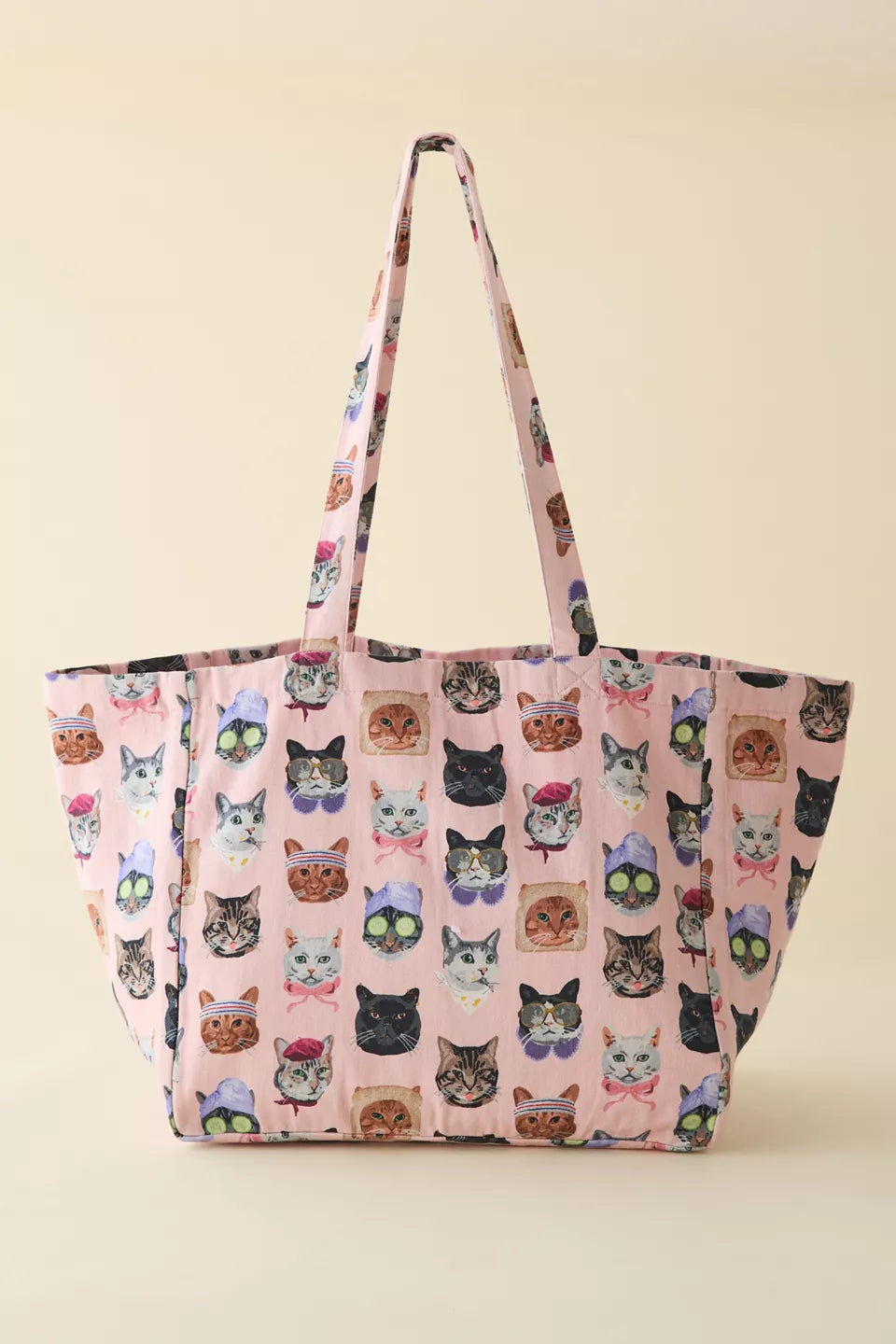 Mia Patterned Market Tote Bag | Bolso de mano estampado Mia