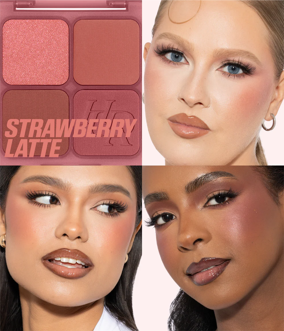 STRAWBERRY LATTE | Limited Edition Blush Filter Palette | Paleta de rubores