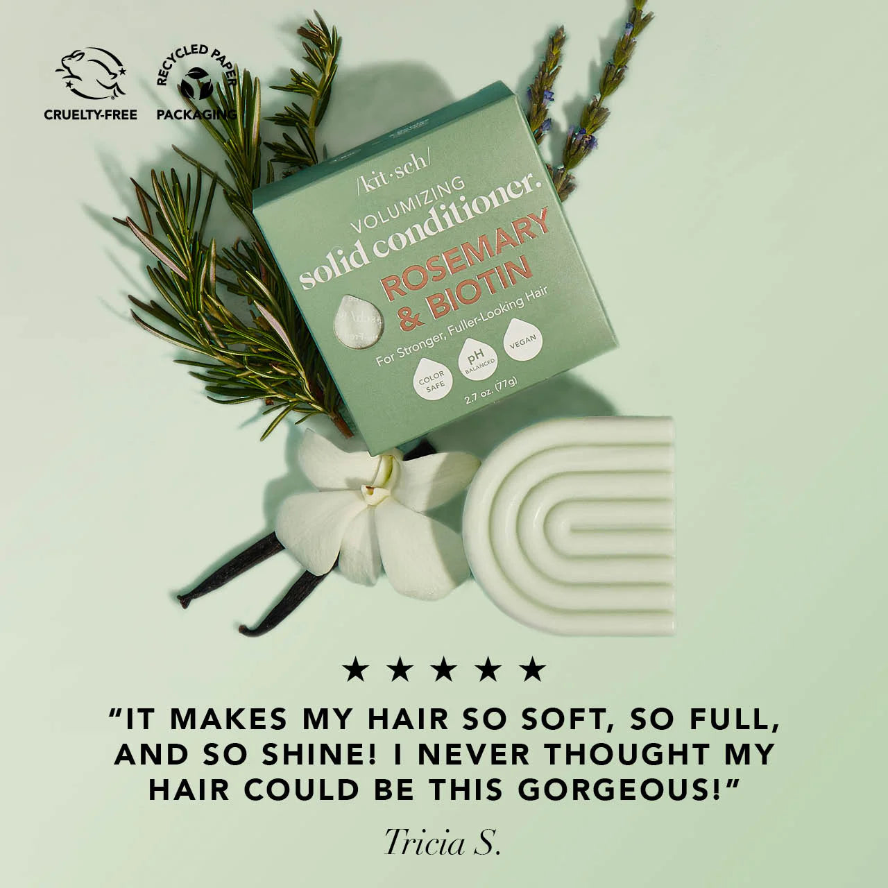 Rosemary & Biotin Conditioner Bar | Acondicionador