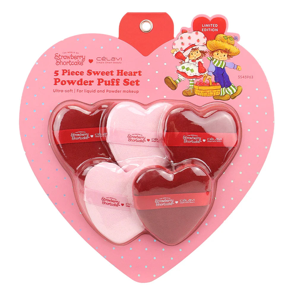 Strawberry Shorcake Sweetheart Powder Puff Set | Set de Borlas | Rosita Fresita