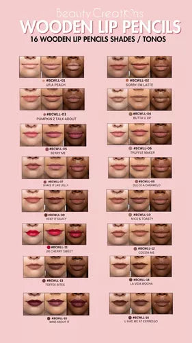 Wooden Lip Liner Pencils | Delineador de labios