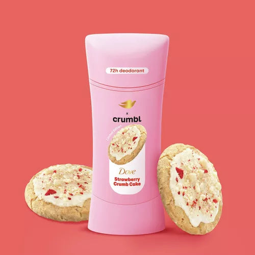 Dove Crumbl Deodorant Stick Crumbl Strawberry Crumb Cake | Desodorante para axilas