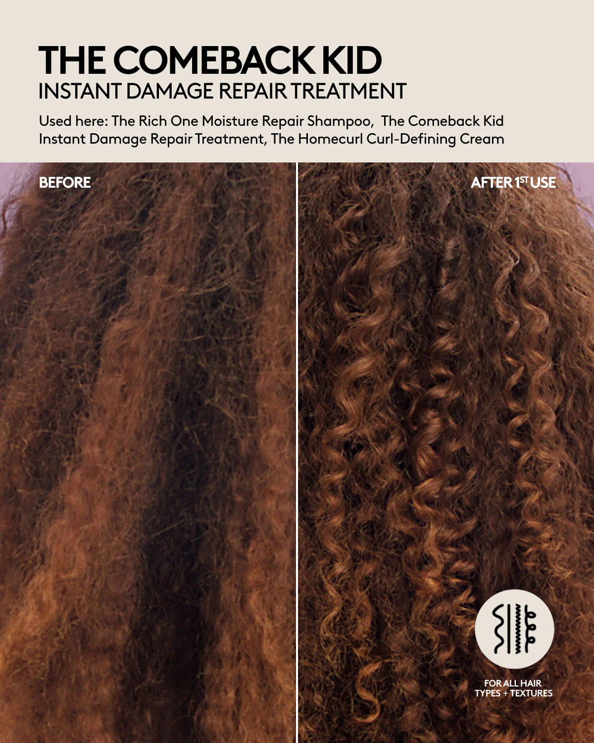 The Comeback Kid Instant Damage Repair Treatment Bond Builder | Mascarilla para cabello