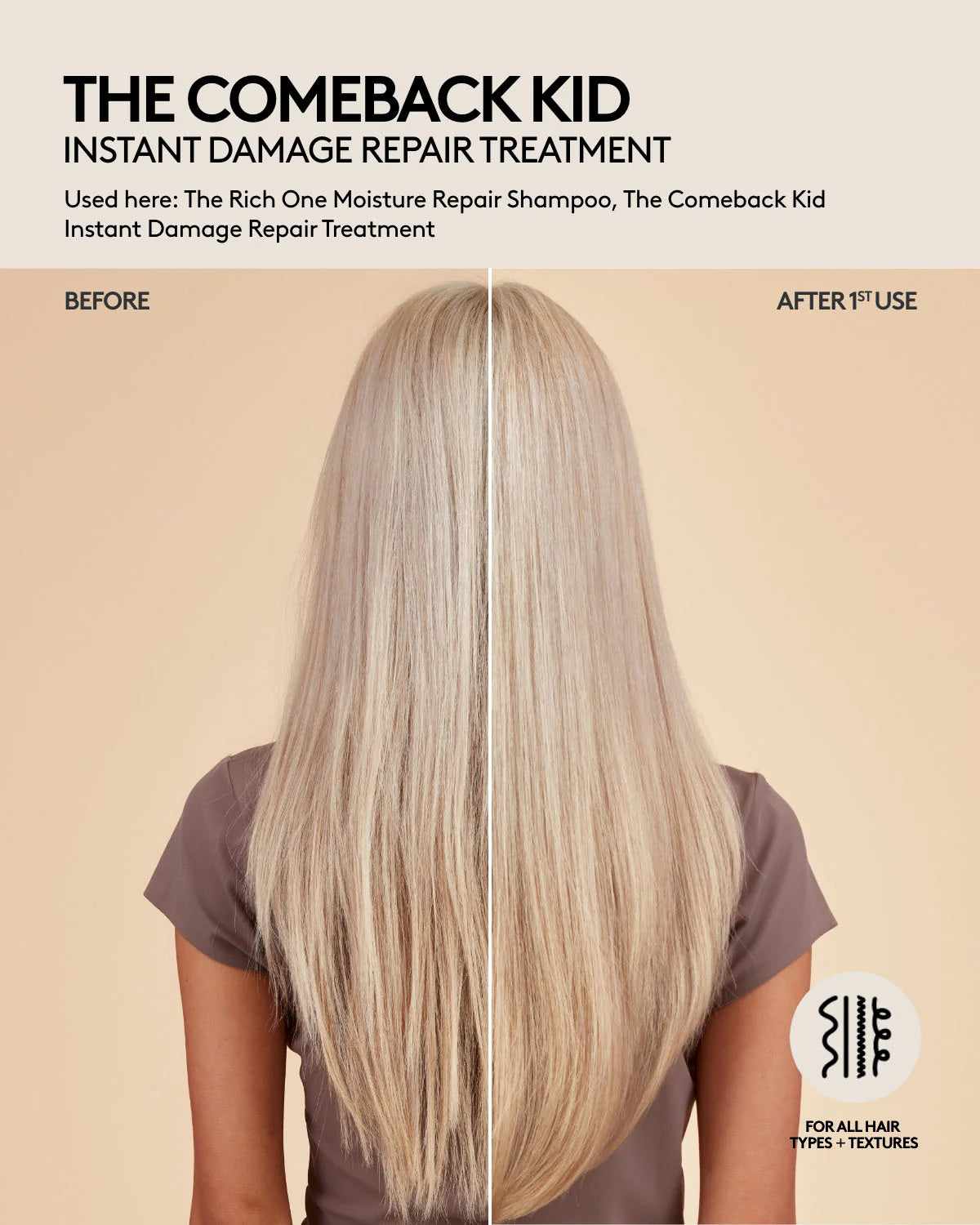 The Comeback Kid Instant Damage Repair Treatment Bond Builder | Mascarilla para cabello