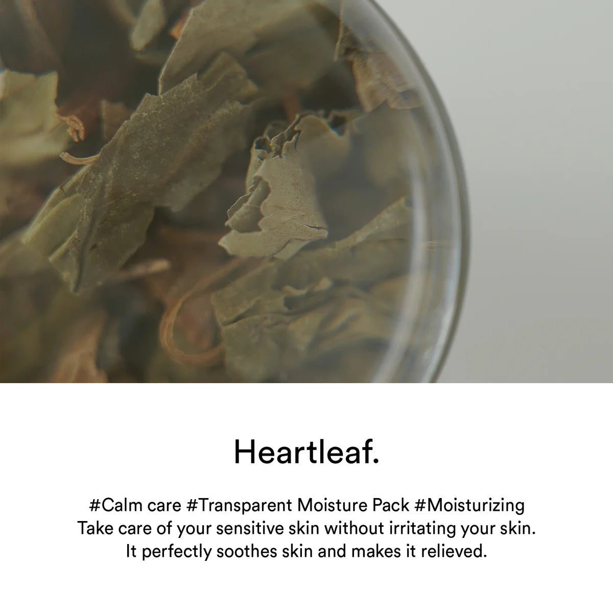 Mild acidic pH sheet mask Heartleaf Fit | Mascarilla para rostro