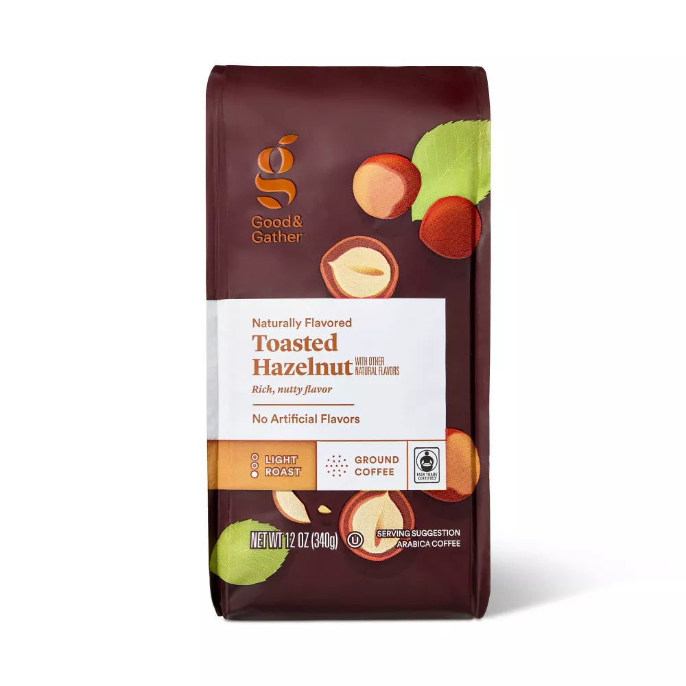 Toasted Hazelnut Light Roast Ground Coffee | Café Molido
