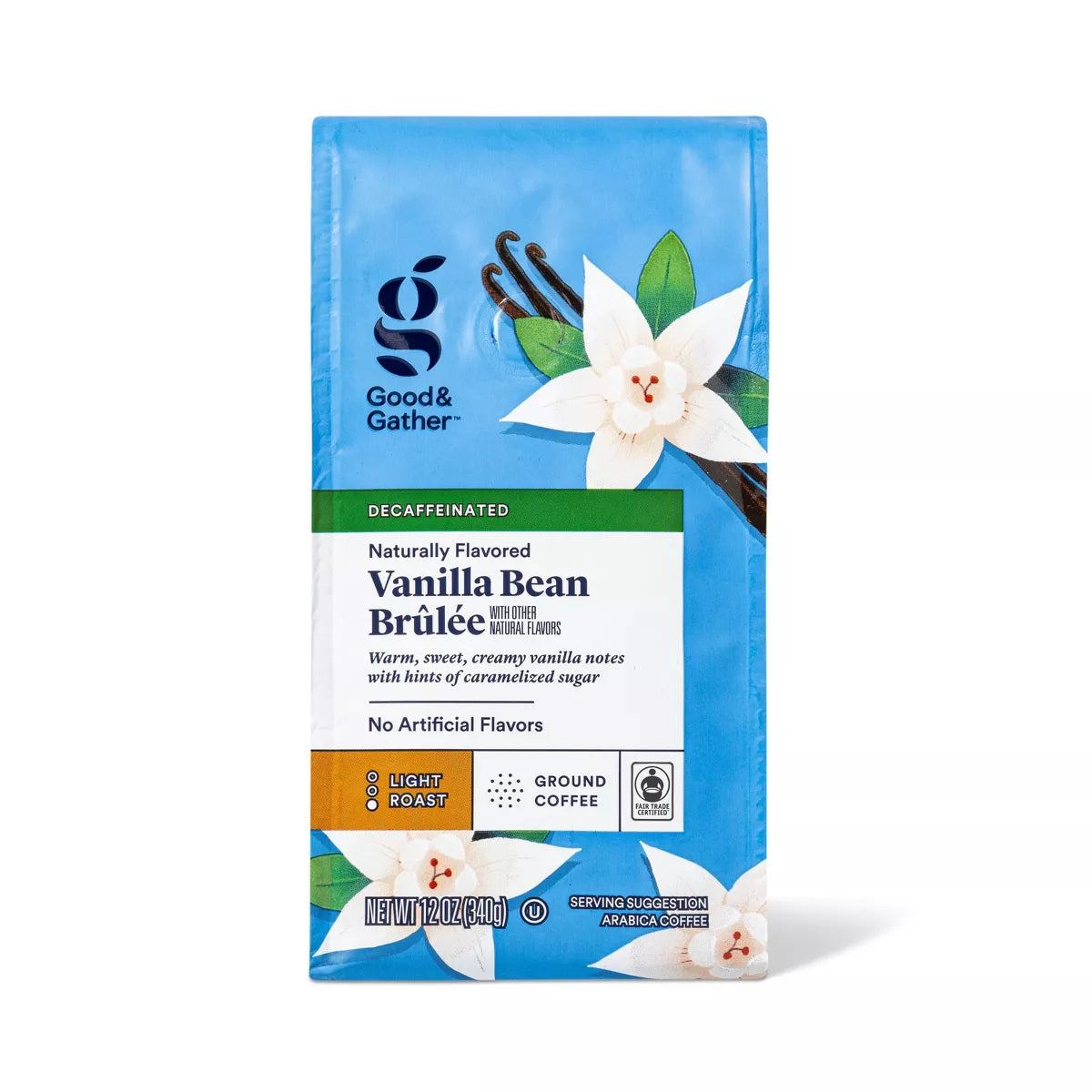 Vanilla Bean Brulee Ground Coffee | DESCAFEINADO | Café Molido