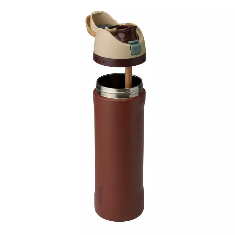 DARK RED | Freesip Water Bottle | Termo 24 oz