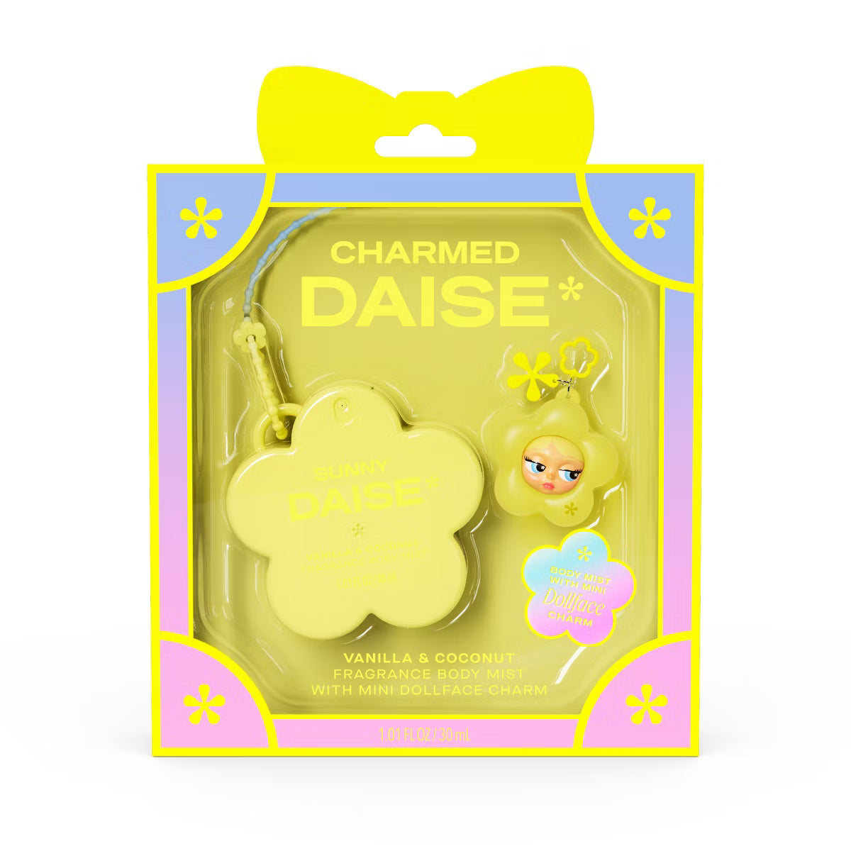DAISE Mini Body Mist + Charm - Sunny | Mini Spray Corporal + Charm