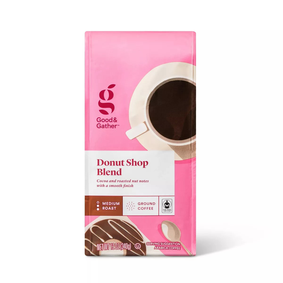 Donut Shop Blend Medium Roast Ground Coffee | Café molido